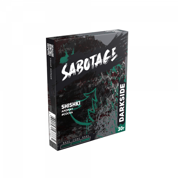 Табак Dark Side Sabotage - Shishki (сосна) 30 гр